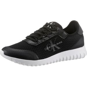 Calvin Klein Jeans Sneaker »EVA RUNNER MONOLOGO«, mit weisser Laufsohle,... schwarz Größe 45