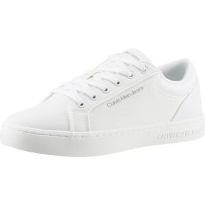 Calvin Klein Jeans Sneaker »CLASSIC CUPSOLE LOW LTH IN DC«, mit seitlichem... offwhite Größe 42