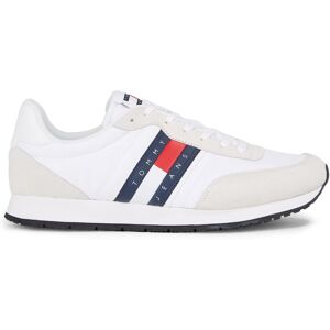 Tommy Jeans Sneaker »TJM RUNNER CASUAL ESS«, mit seitlicher Logoflagge,... weiss Größe 45