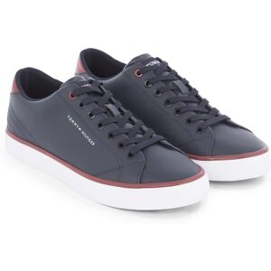 Tommy Hilfiger Sneaker »TH HI VULC CORE LOW LEATHER ESS«, mit Kontrastbesatz,... dunkelblau Größe 40