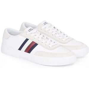 Tommy Hilfiger Sneaker »TH CUPSET RWB LTH«, mit seitlichen Streifen,... weiss Größe 42