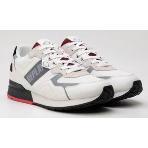 Replay Sneaker »ADRIEN GAME«, in coolem Design, Freizeitschuh, Halbschuh,... weiss-schwarz-grau-rot Größe 46