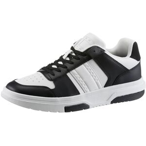 Tommy Jeans Sneaker »TJM LEATHER CUPSOLE 2.0«, im Kontrast-Look,... schwarz-ecru Größe 46