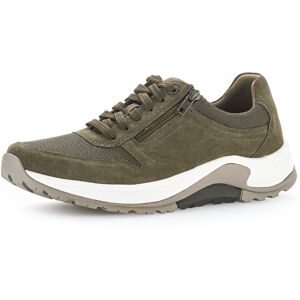 Gabor Rollingsoft Sneaker, mit weichem Schaftrand, Weite G, Freizeitschuh,... khaki Größe 6,5 (40)