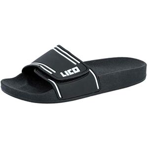 Lico COAST V Herren Erwachsene Badeschuhe, Schwarz/ Weiß, 49 EU