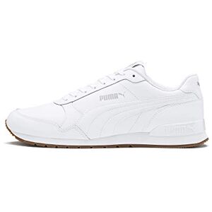 Puma Unisex St Runner V2 Full L Sneaker,  White Gray Violet, 44.5 EU