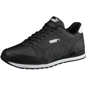 Puma Unisex St Runner V2 Full L Sneaker,  Black  Black, 44.5 EU