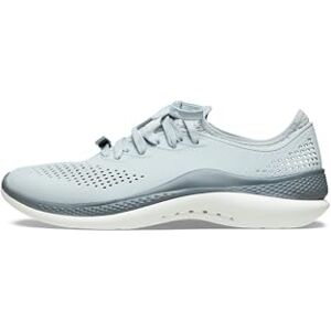 Crocs mens Literide Pacer Sneaker, Light Grey/Slate Grey, 41/42 EU