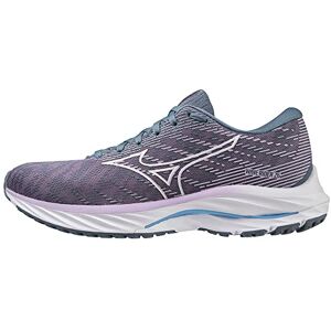 Mizuno Unisex Wave Rider 26 Straßen-Laufschuh, Wisteria/White/China Blue, 35 EU