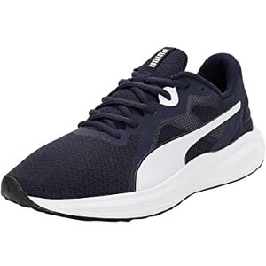 Puma Unisex Adults' Sport Shoes TWITCH RUNNER FRESH Road Running Shoes,  NAVY- WHITE, 40