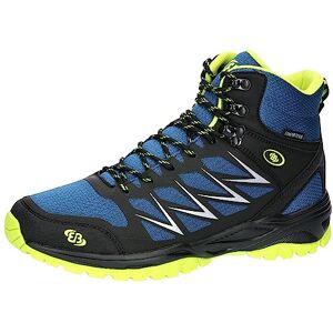 Brütting Herren Norwalk High Traillaufschuh, blau/schwarz/Lemon, 39 EU