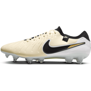 Nike Tiempo Legend 10 Elite Low-Top-Fußballschuh für weichen Rasen - Gelb - 36.5