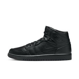 Air Jordan 1 Mid Schuh - Schwarz - 40