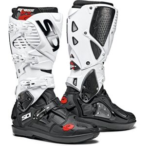 Sidi Crossfire 3 SRS Motocross Stiefel 43 Schwarz Weiss