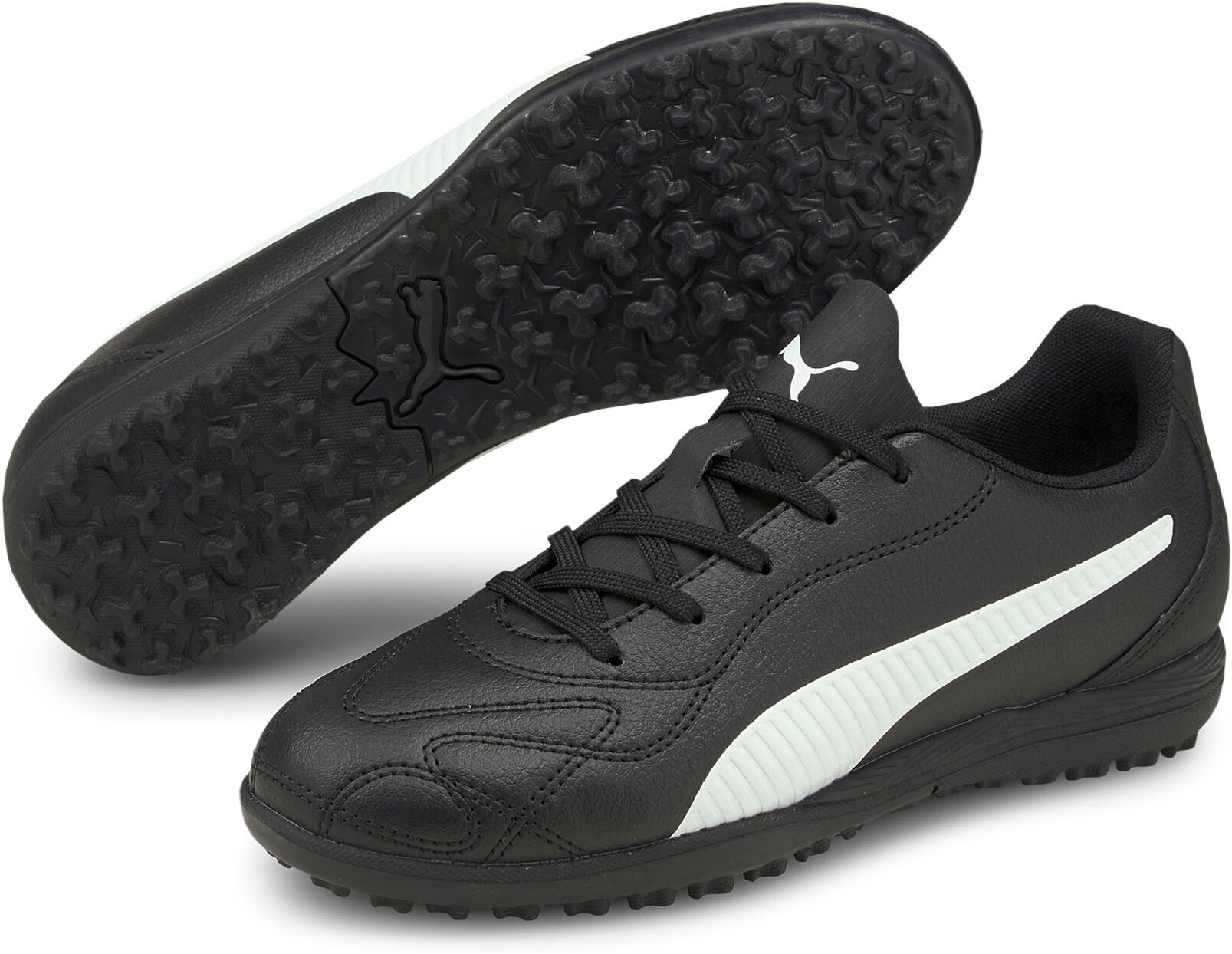 Puma Fussballschuh »Monarch II TT Jr« schwarz-weiss  33 34 35 36 37,5 37 38 38,5