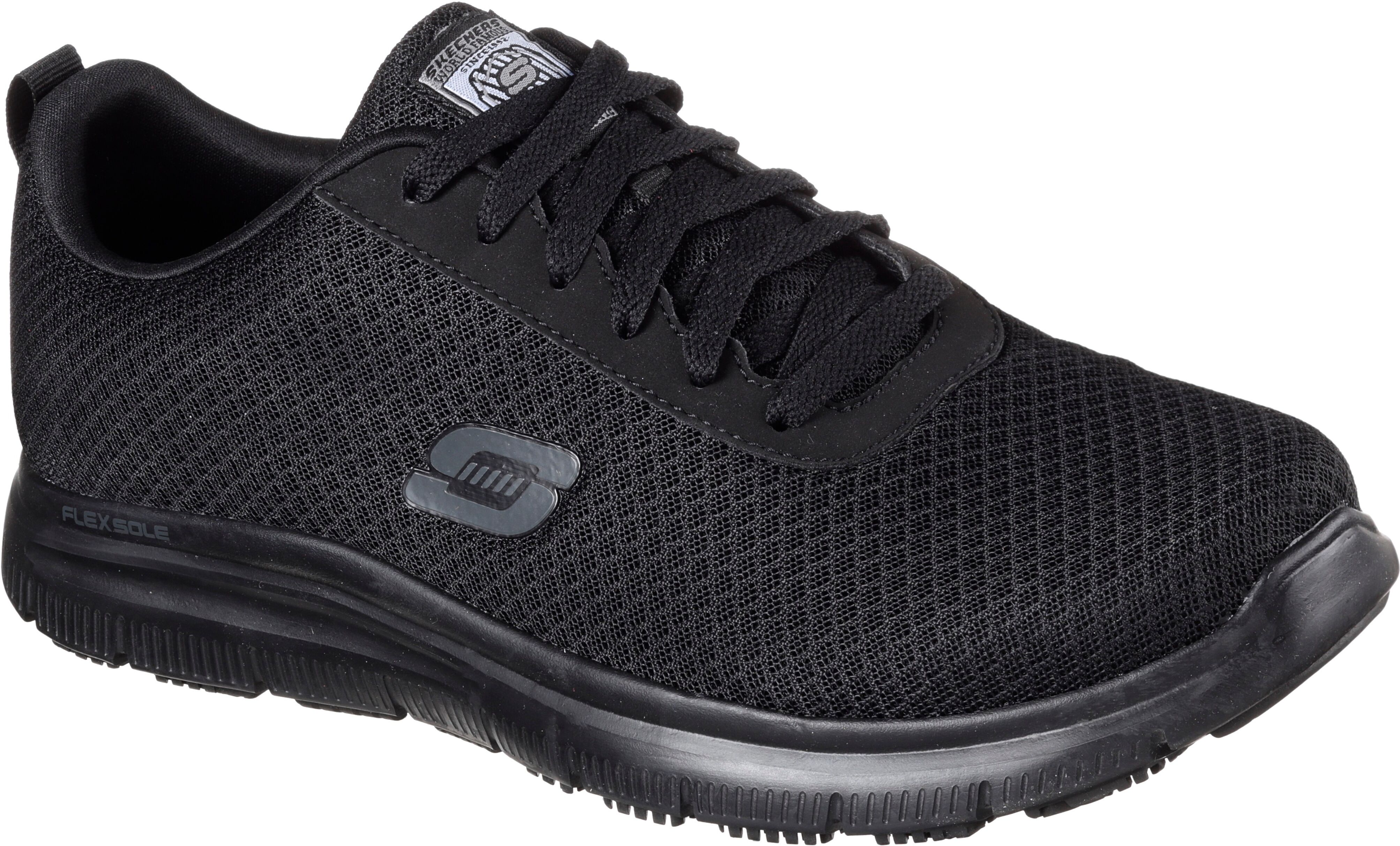 Skechers Berufsschuh, mit gepolsterter Innensohle schwarz  39 40 41 42 43 44 45 46 47,5 48,5