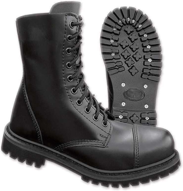 Brandit 10 Eyelet Stiefel 45 Schwarz