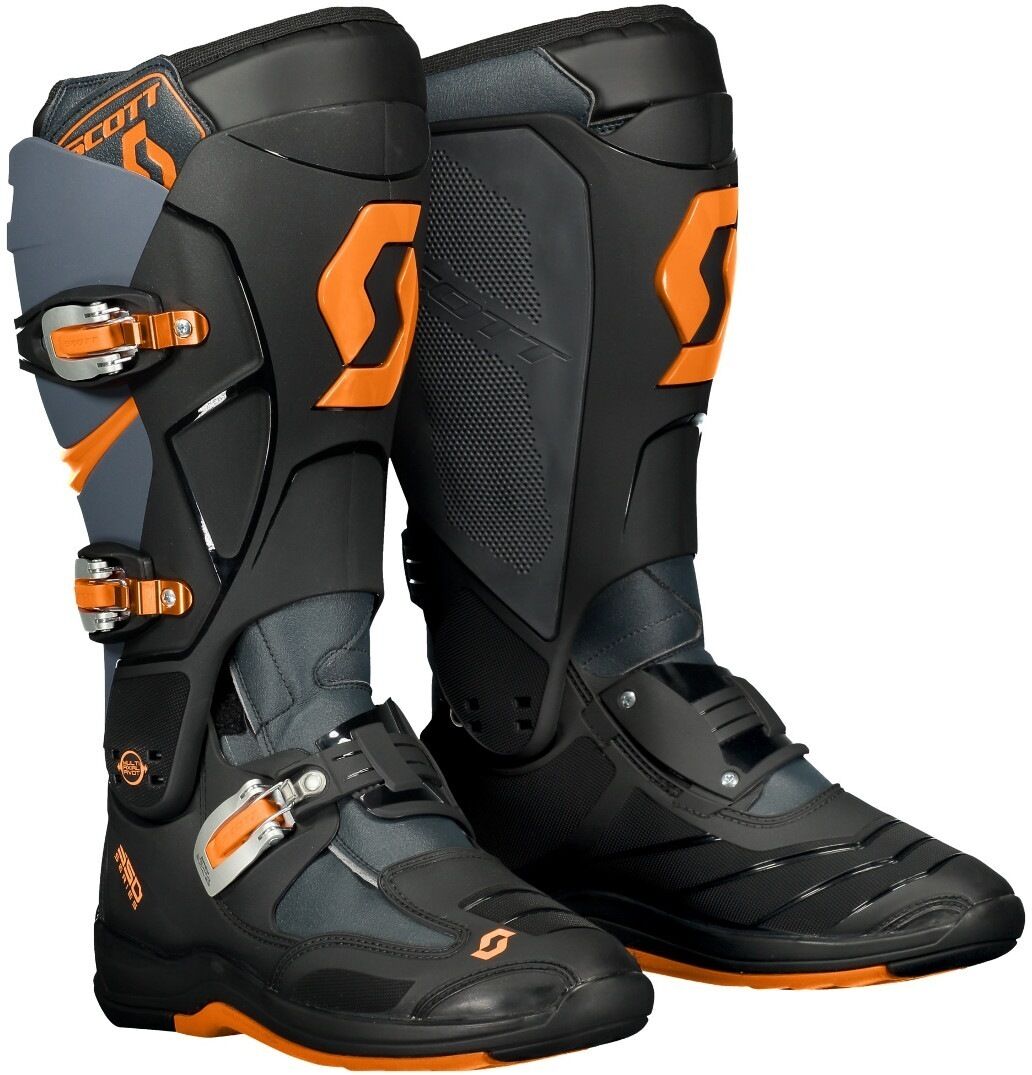 Scott 550 Motocross Stiefel 48 Grau Orange