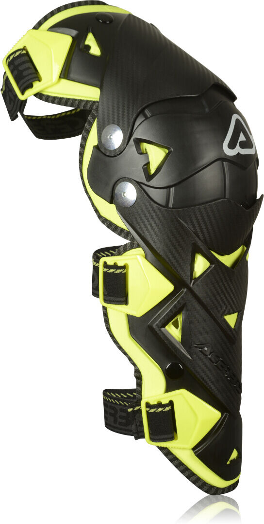 Acerbis Impact Evo 3.0 Knieprotektoren Einheitsgröße Schwarz Gelb