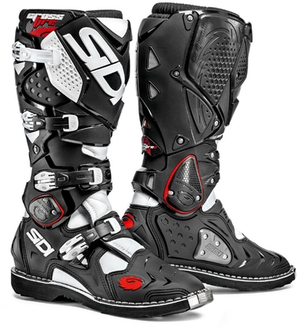 Sidi Crossfire 2 Motocross Stiefel 2016 44 Schwarz Weiss