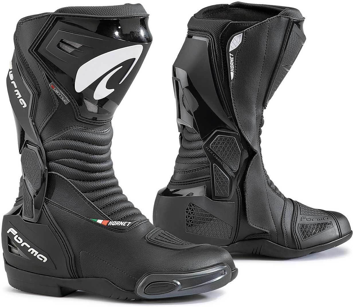 Forma Hornet Dry Motorradstiefel 44 Schwarz