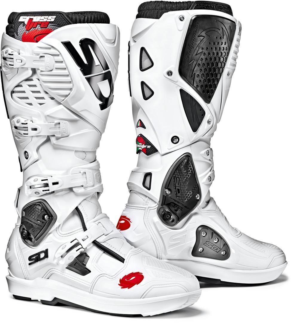 Sidi Crossfire 3 SRS Motocross Stiefel 42 Weiss