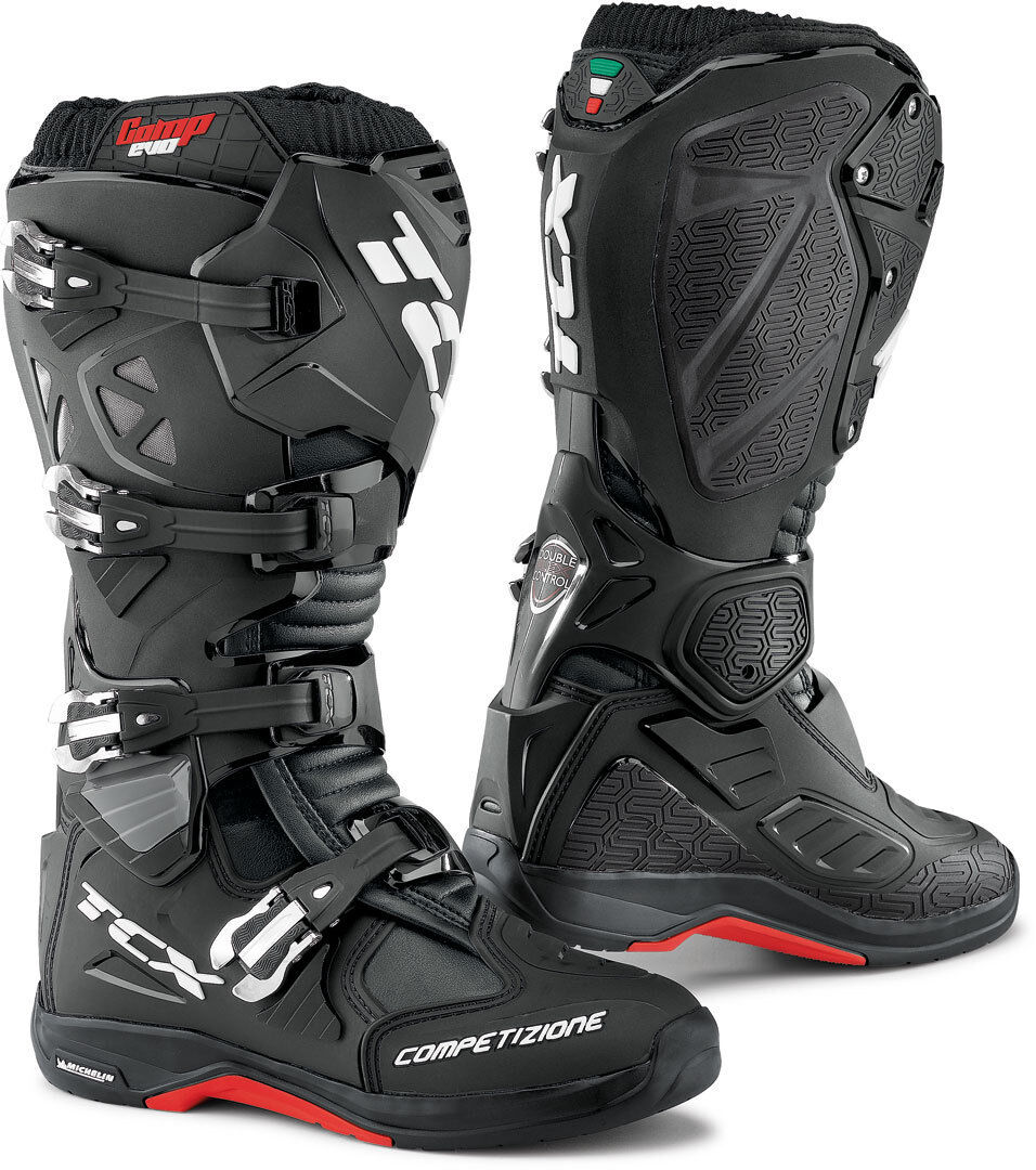 TCX Comp Evo 2 Michelin Motocross Stiefel 42 Schwarz