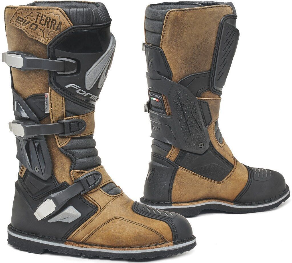 Forma Terra Evo Dry wasserdichte Motorradstiefel 39 Braun