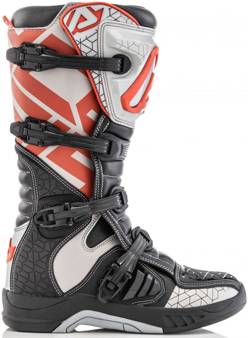 Acerbis X-Team Motocross Stiefel 42 Schwarz Grau