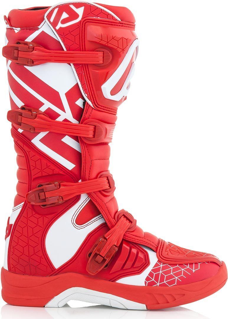 Acerbis X-Team Motocross Stiefel 42 Weiss Rot