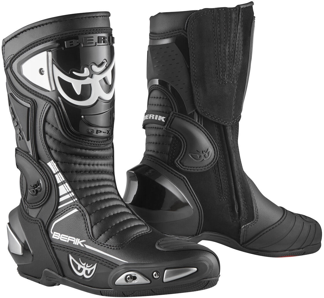 Berik Race-X EVO Motorradstiefel 47 Schwarz