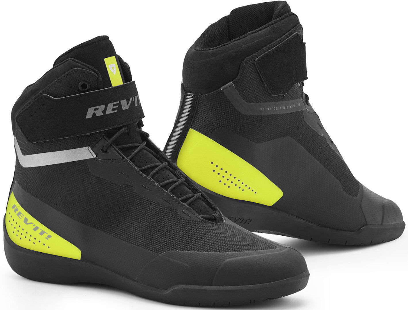 Revit Mission Motorradschuhe 42 Schwarz Gelb