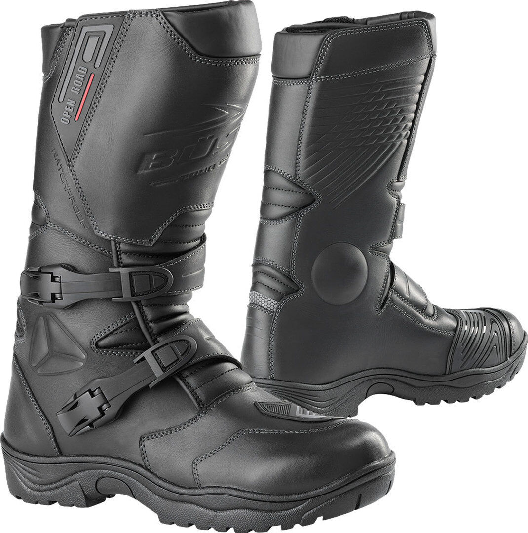 Büse Open Road II wasserdichte Motorradstiefel 46 Schwarz