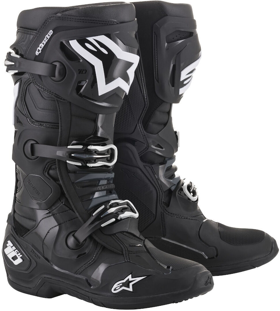 Alpinestars Tech-10 Motocross Stiefel 42 Schwarz