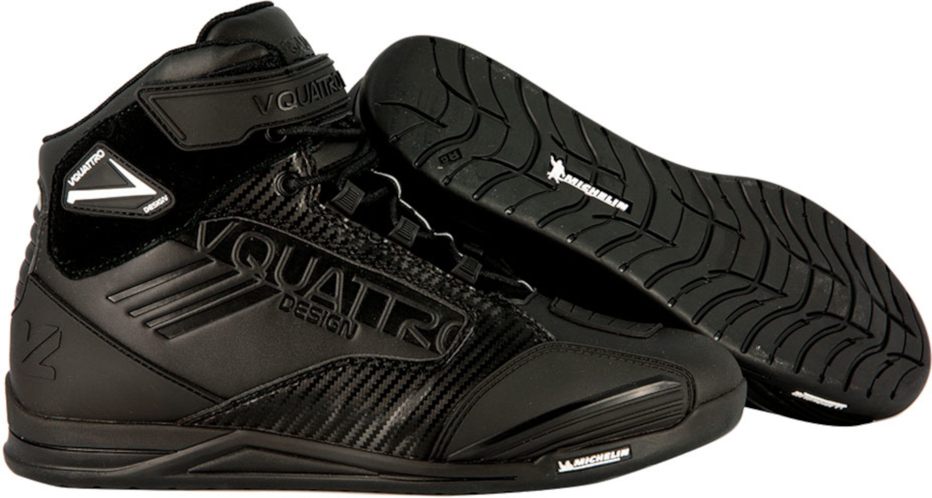 Vquattro Design SBK 20 Motorradschuhe 40 Schwarz Weiss