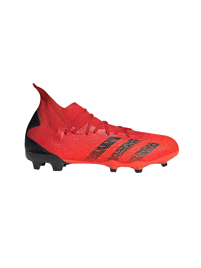 Adidas Fußballschuhe Nocken Predator Freak.3 FG rot   Größe: 46 2/3   FY6279 Auf Lager Unisex 46 2/3