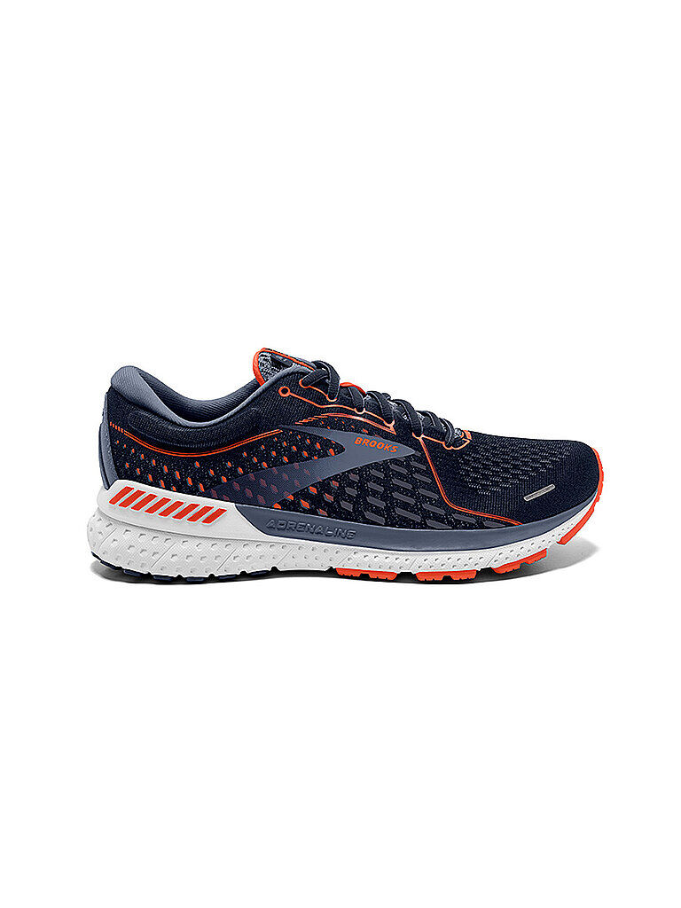 BROOKS Herren Laufschuhe Adrenaline GTS 21 NAVY/RED CLAY/GREY blau   Größe: 40,5   110349 1D Auf Lager Herren 40.5