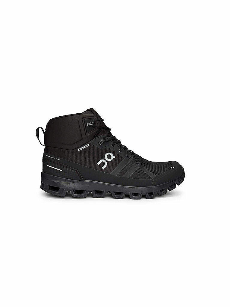 ON Herren Wanderschuhe Cloudrock Waterproof All Black schwarz   Größe: 45   23.99854 Auf Lager Herren 45