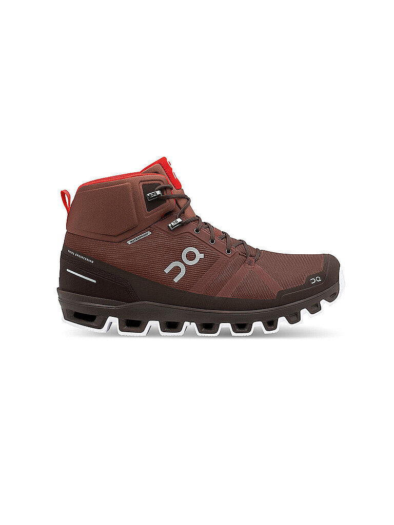 ON Herren Wanderschuhe Cloudrock Waterproof Cocoa braun   Größe: 47   23.99855 Auf Lager Herren 47