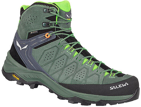 SALEWA Herren Wanderschuhe Alp Trainer 2 Mid GTX grün   Größe: 42,5   00-0000061382 Auf Lager Herren 42.5