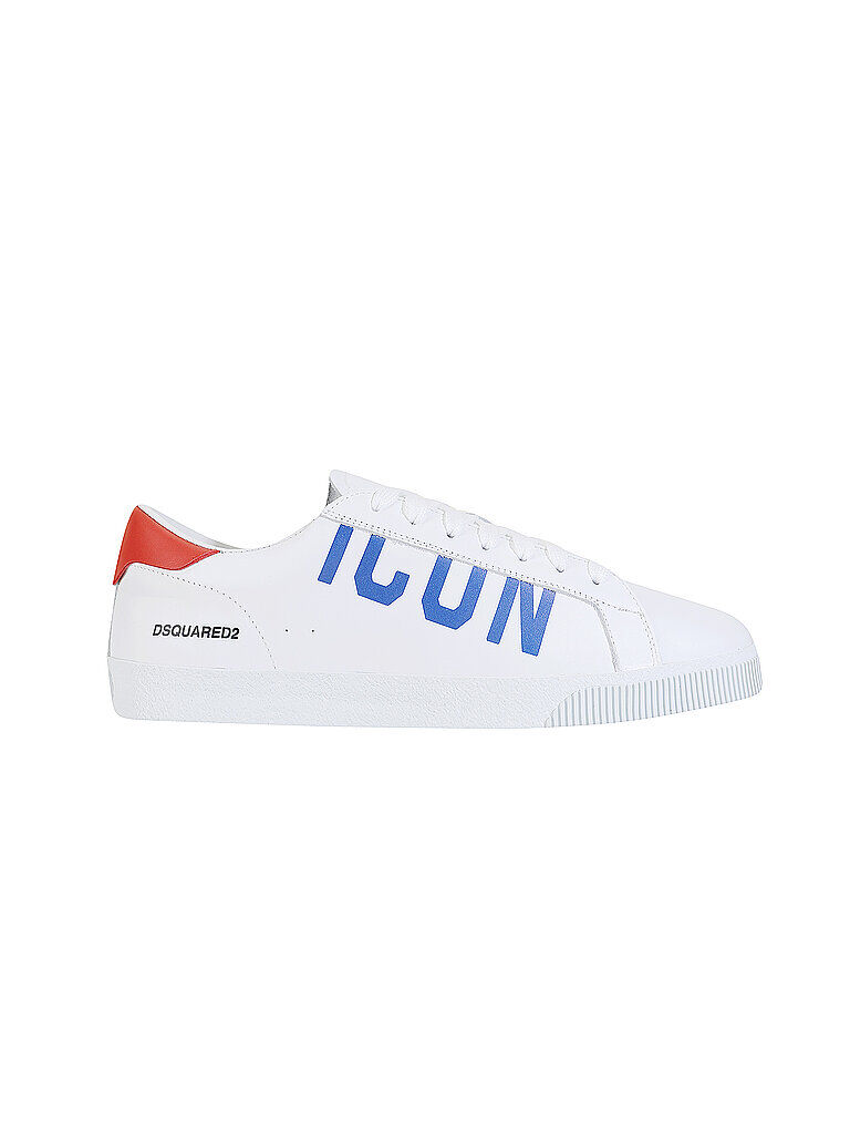 DSQUARED 2 Sneaker Vitello Icon weiß   Herren   Größe: 43   SNM018801500001