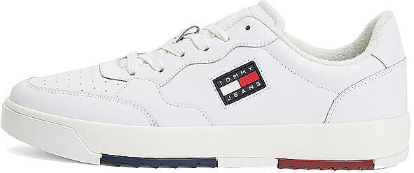 TOMMY JEANS Sneaker Basket weiß   Herren   Größe: 46   EM0EM00899