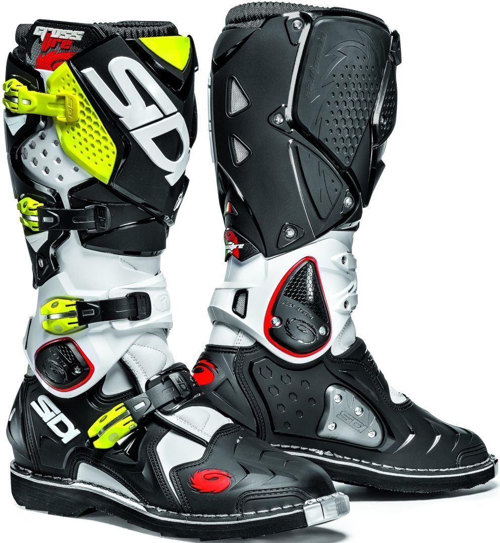 Sidi Crossfire 2 Motocross Boots Motokrosové boty 45 Černá žlutá