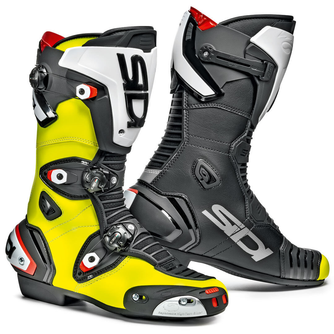 Sidi Mag-1 Motorcycle Boots Motocyklové boty 39 Černá žlutá