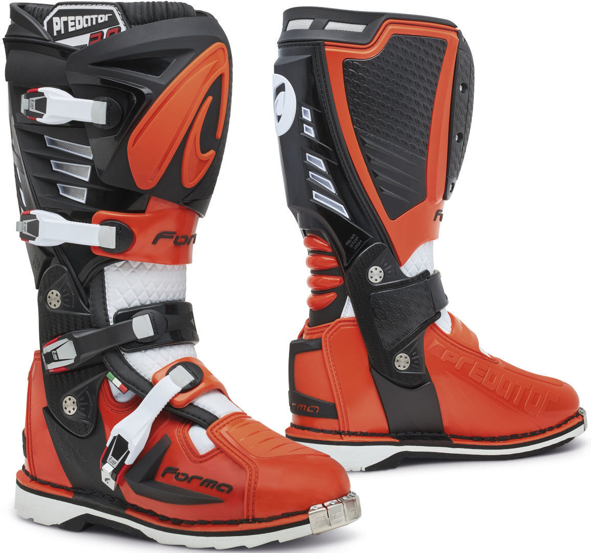 Forma Predator 2.0 Motokrosové boty 43 Černá Bílá Oranžová