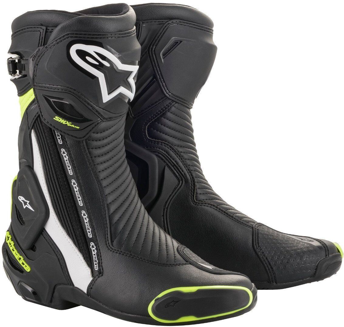 Alpinestars SMX Plus v2 Boty na motocyklu 48 Černá Bílá žlutá