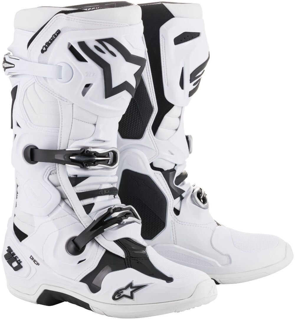 Alpinestars Tech-10 Motokrosové boty 45 46 Bílá