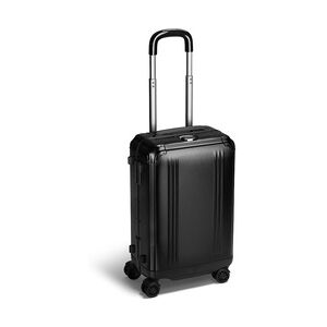 Zero Halliburton Pursuit Aluminium 4-Rollen Kabinentrolley 55 cm Handgepäckkoffer Schwarz Herren