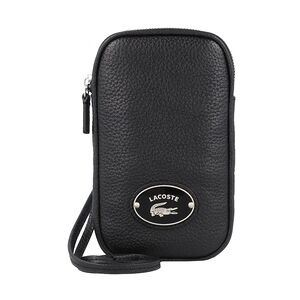 Lacoste Origin Croc Handytasche Leder 11 cm Zubehör Schwarz Herren