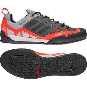 Adidas Terrex Swift Solo 2 Grau, Herren Hiking- & Approach-Schuhe, Größe EU 39 1/3 - Farbe Grey Five - Core Black - Solar Red